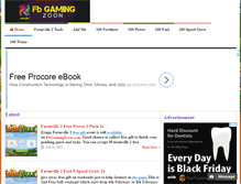 Tablet Screenshot of fbgamingzoon.com